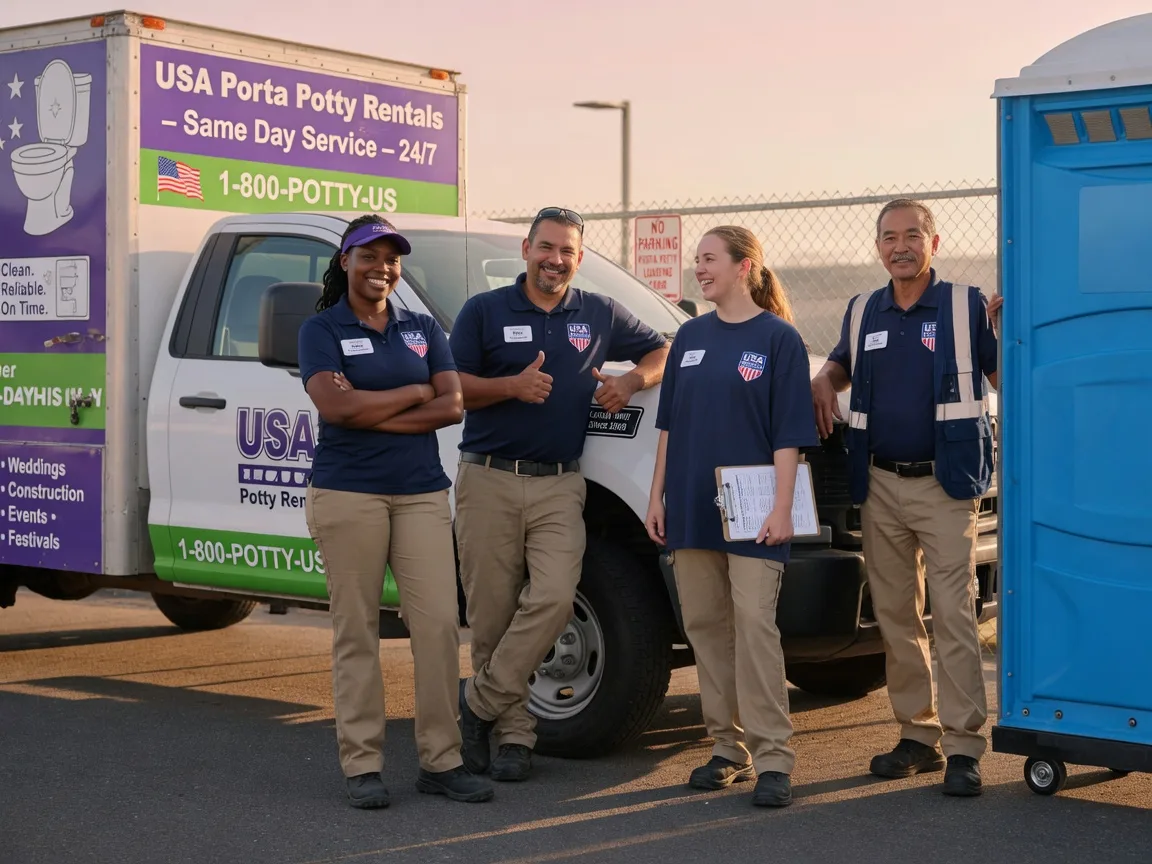 Porta Potty Rental company in Dunlap, CA